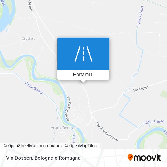 Mappa Via Dosson
