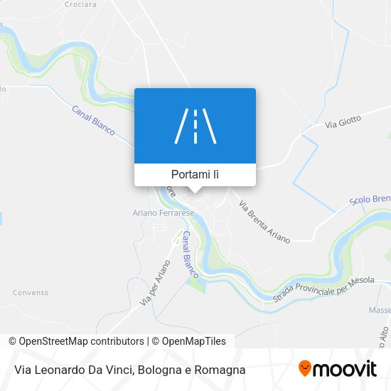Mappa Via Leonardo Da Vinci
