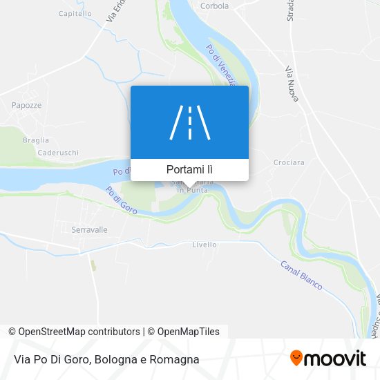 Mappa Via Po Di Goro