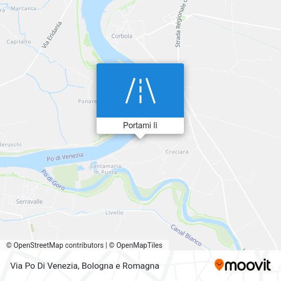 Mappa Via Po Di Venezia