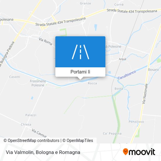 Mappa Via Valmolin