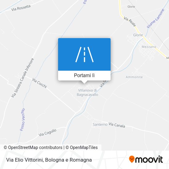 Mappa Via Elio Vittorini