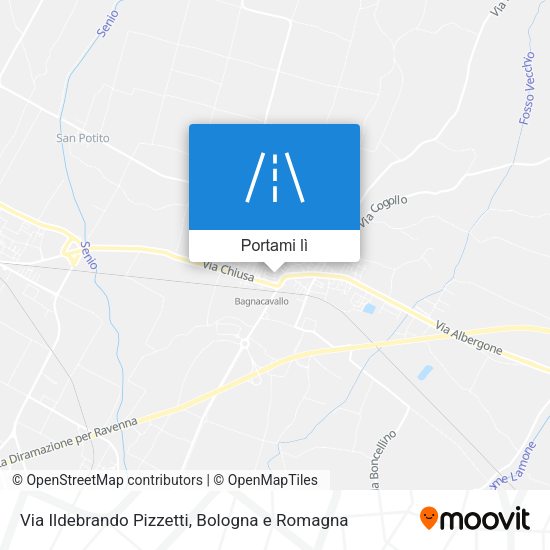 Mappa Via Ildebrando Pizzetti