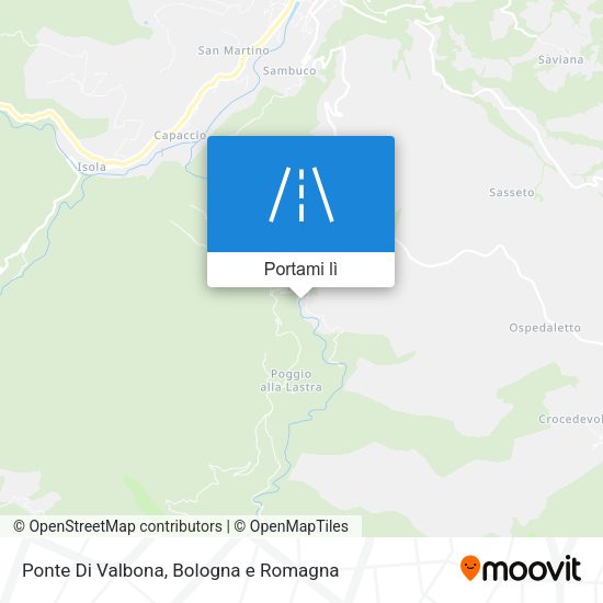 Mappa Ponte Di Valbona