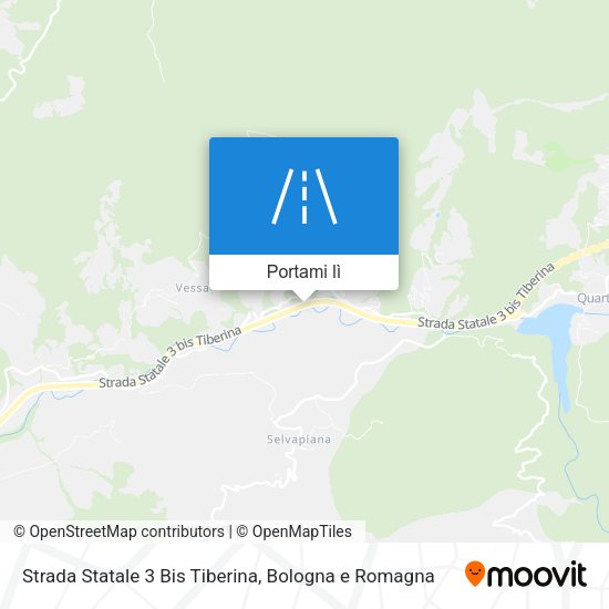 Mappa Strada Statale 3 Bis Tiberina