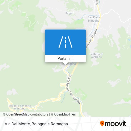 Mappa Via Del Monte