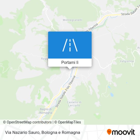 Mappa Via Nazario Sauro