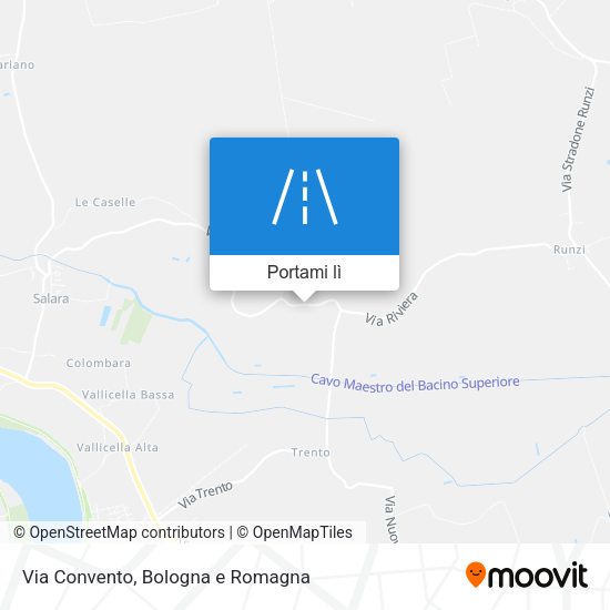 Mappa Via Convento
