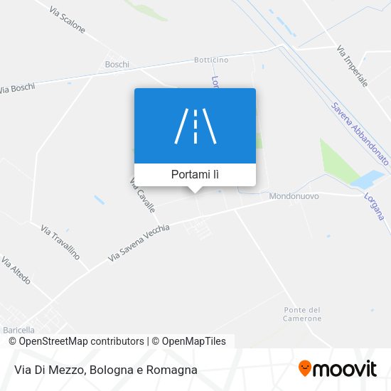 Mappa Via Di Mezzo