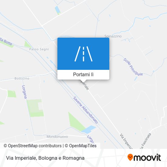 Mappa Via Imperiale
