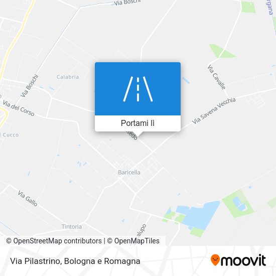 Mappa Via Pilastrino