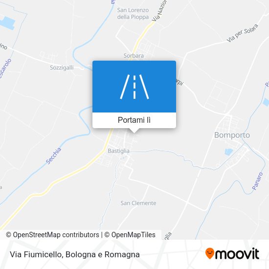 Mappa Via Fiumicello