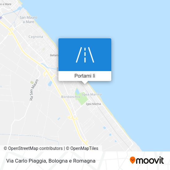 Mappa Via Carlo Piaggia