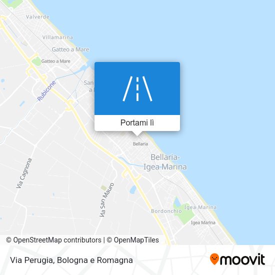 Mappa Via Perugia