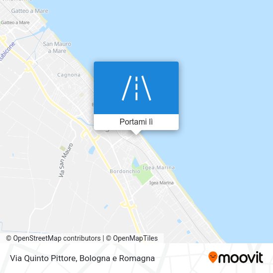 Mappa Via Quinto Pittore