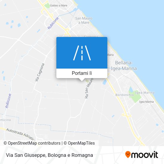 Mappa Via San Giuseppe