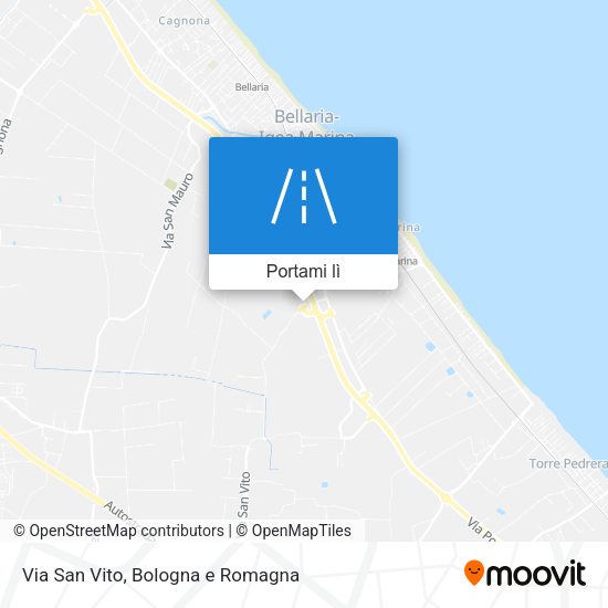 Mappa Via San Vito