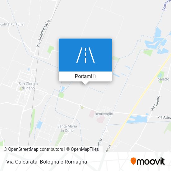Mappa Via Calcarata