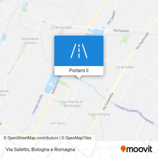 Mappa Via Saletto
