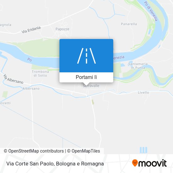 Mappa Via Corte San Paolo