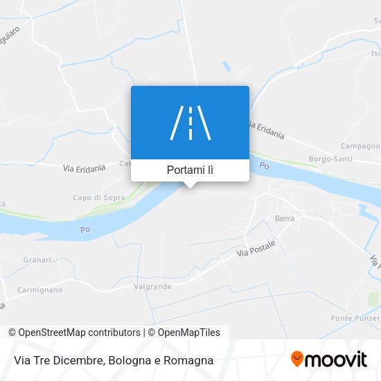 Mappa Via Tre Dicembre