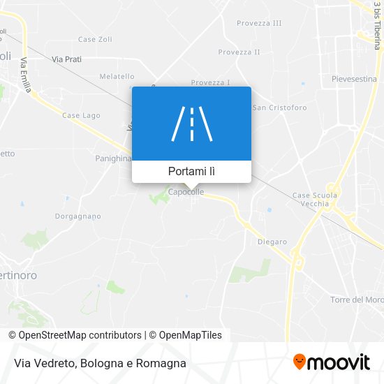 Mappa Via Vedreto