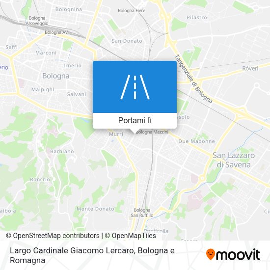 Mappa Largo Cardinale Giacomo Lercaro