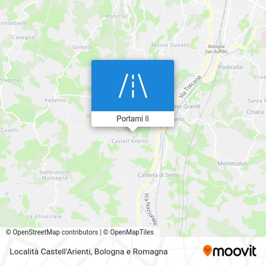 Mappa Località Castell'Arienti