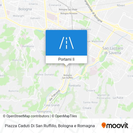 Mappa Piazza Caduti Di San Ruffillo