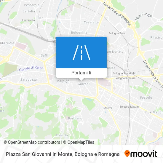 Mappa Piazza San Giovanni In Monte