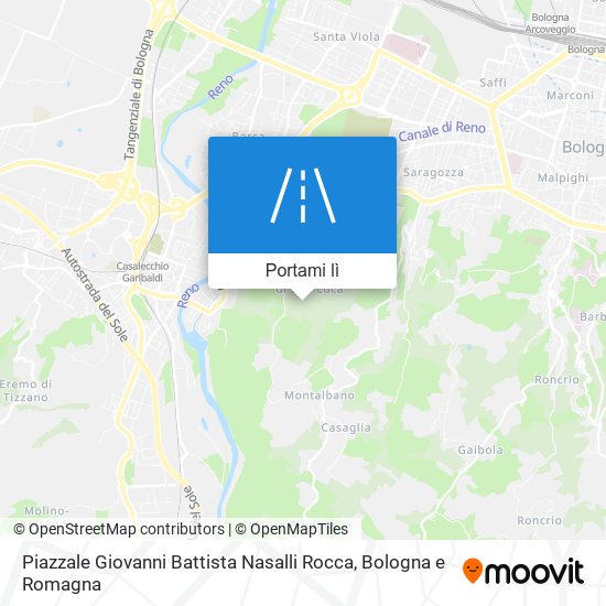 Mappa Piazzale Giovanni Battista Nasalli Rocca