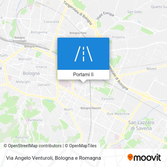 Mappa Via Angelo Venturoli