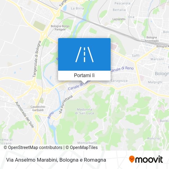 Mappa Via Anselmo Marabini