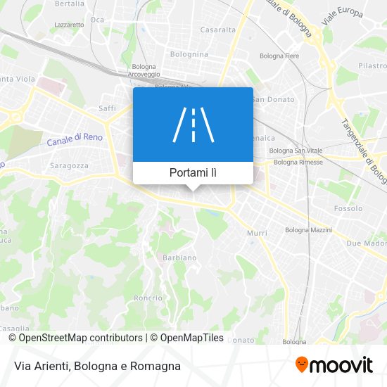 Mappa Via Arienti