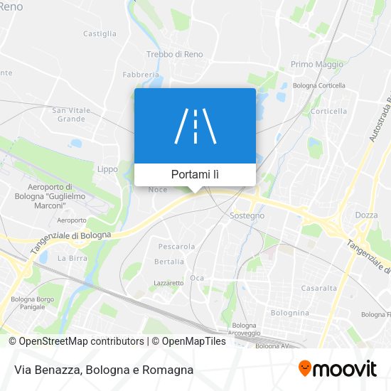Mappa Via Benazza