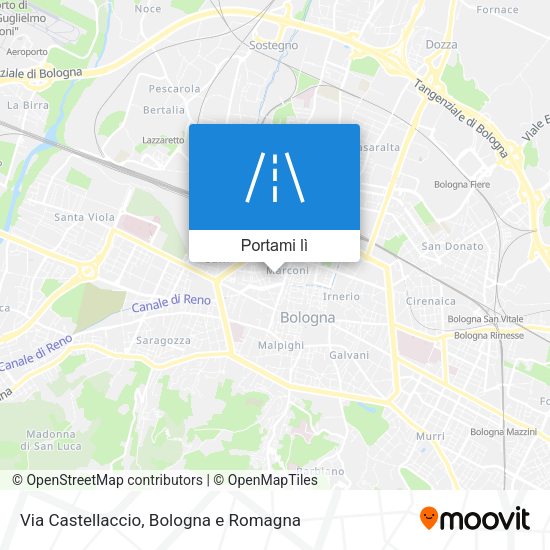 Mappa Via Castellaccio