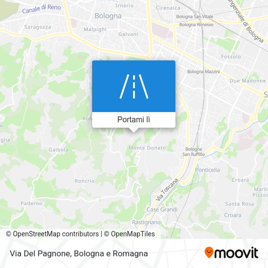 Mappa Via Del Pagnone