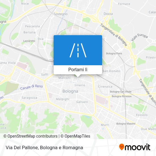 Mappa Via Del Pallone