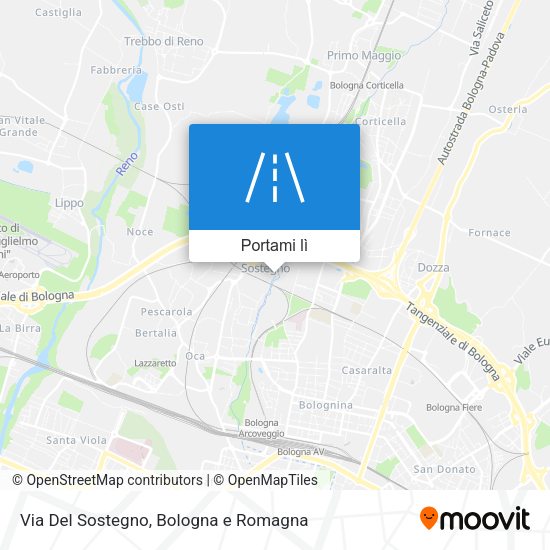 Mappa Via Del Sostegno