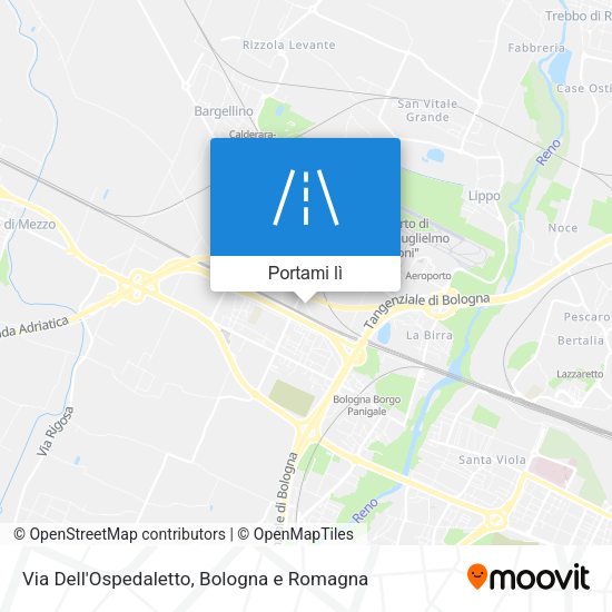 Mappa Via Dell'Ospedaletto