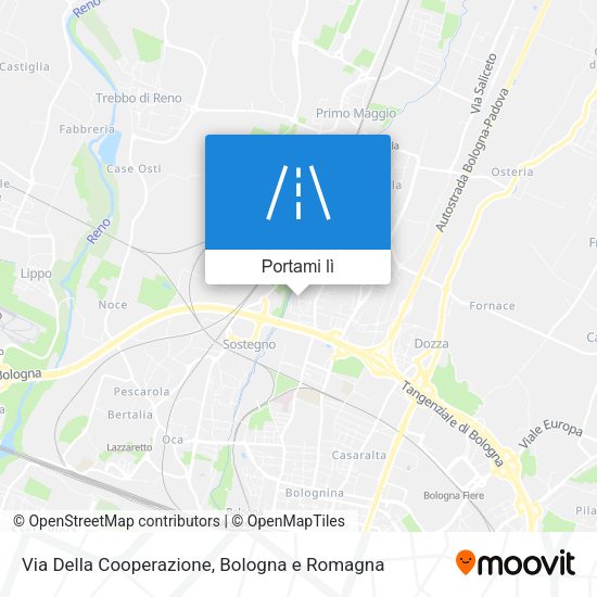 Mappa Via Della Cooperazione