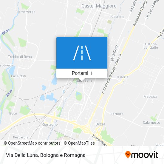 Mappa Via Della Luna