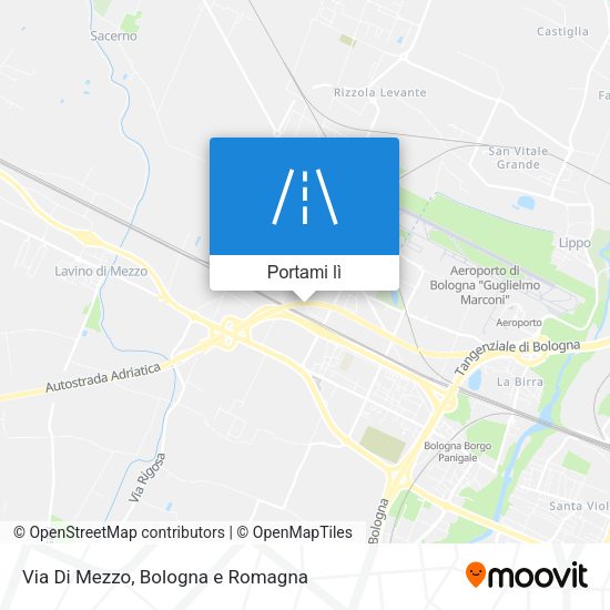 Mappa Via Di Mezzo