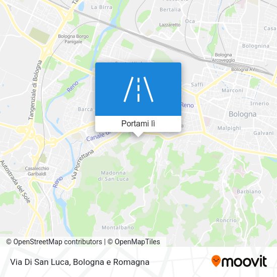 Mappa Via Di San Luca