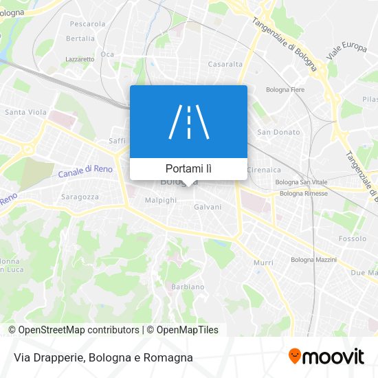 Mappa Via Drapperie