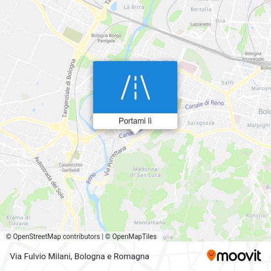 Mappa Via Fulvio Milani