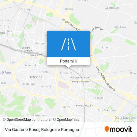 Mappa Via Gastone Rossi