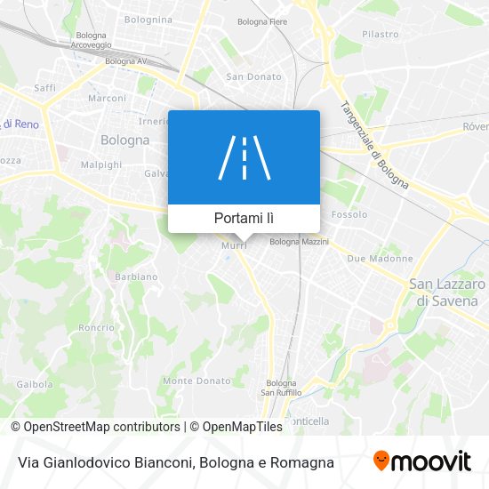 Mappa Via Gianlodovico Bianconi