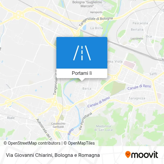 Mappa Via Giovanni Chiarini