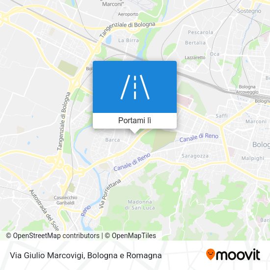 Mappa Via Giulio Marcovigi